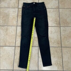 American Eagle Outfitters Black Lu(x)e Skinny Jeans